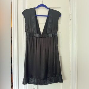 See By Chloé - Silk black baby doll mini dress